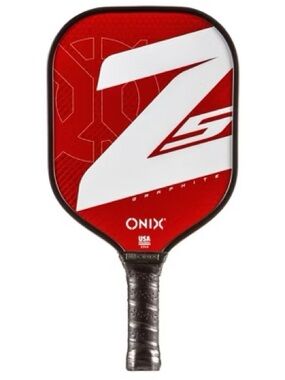 New!! ONIX Z5 Graphite Pickleball Paddle - Red & White
